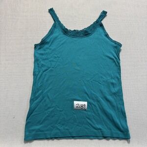Unbranded Lace Trim Camisole Womens Sz XL Teal New Without Tags